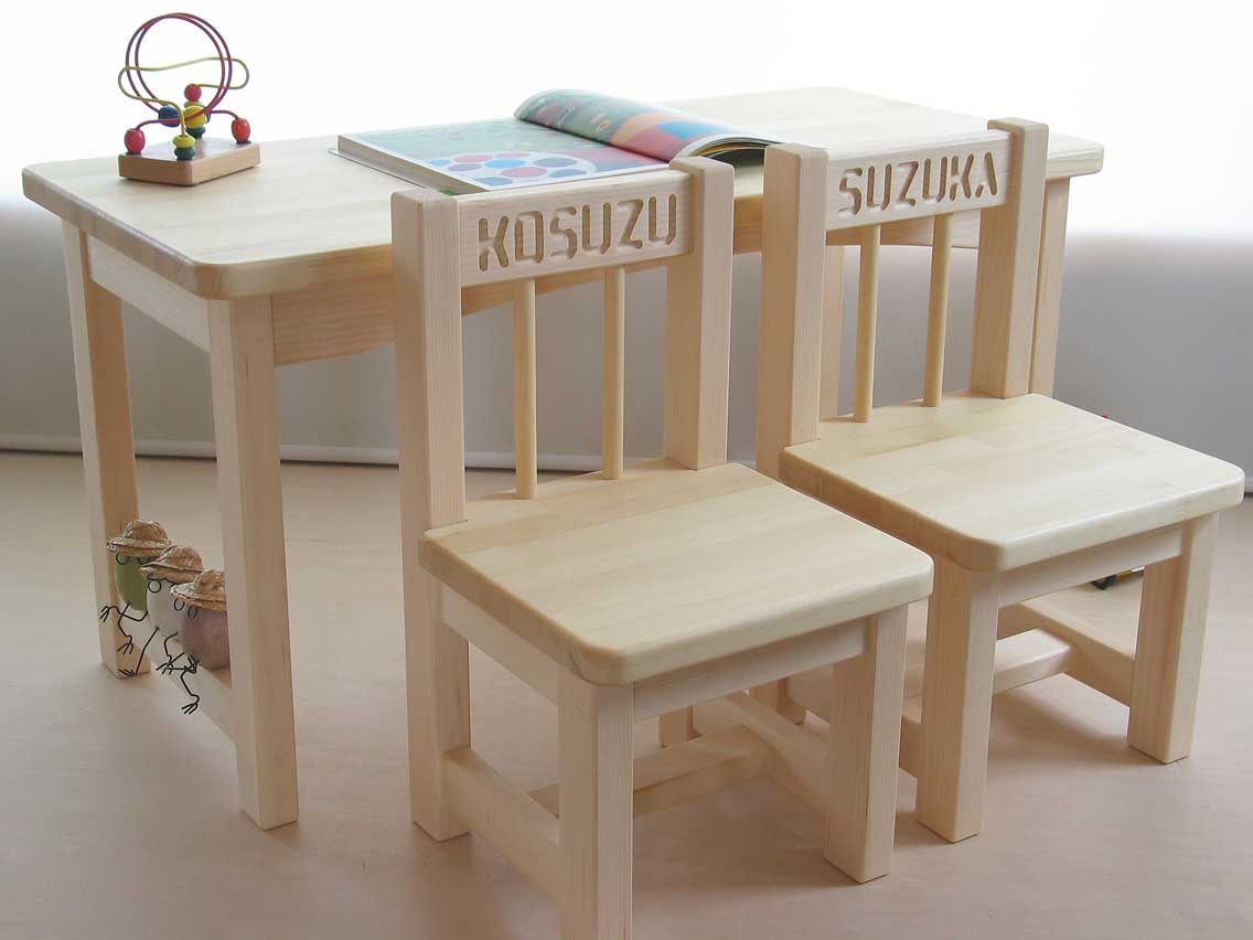 シンプルな木製ベビーチェア 手作り家具工房d Wood でぃーうっど