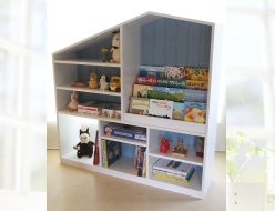 大型絵本棚 おもちゃ箱付き絵本棚の作品例 手作り家具工房d Wood でぃーうっど